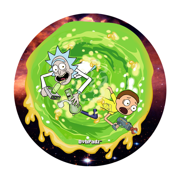 Dab Mat Silicone 200*186mm Rick and Morty